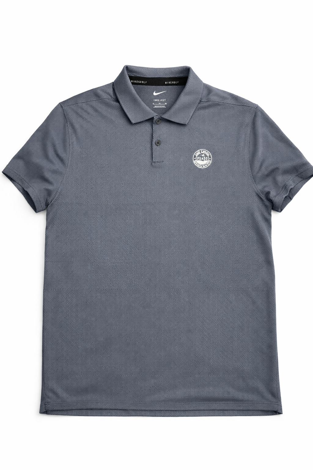 Nike Golf Dri-FIT Slate Grey Performance Polo Shirt – Breathable Athletic Golf Tee XL